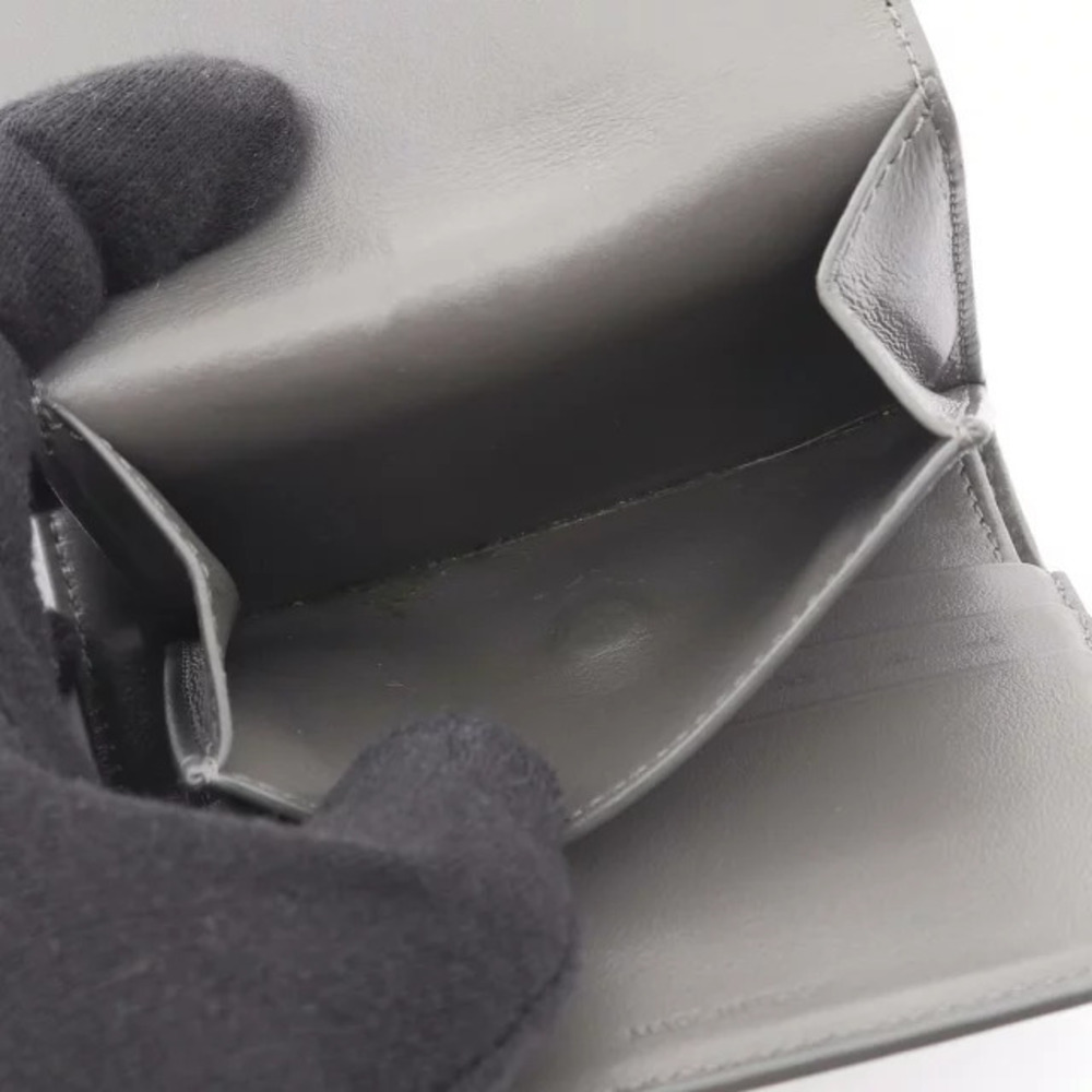 Celine Wallet Trifold Leather Gray - Picture 4 of 8